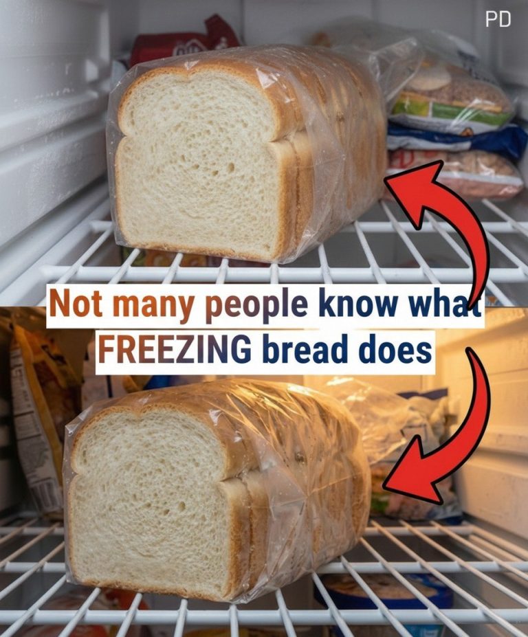 Here’s what happens when bread goes into the freezer.