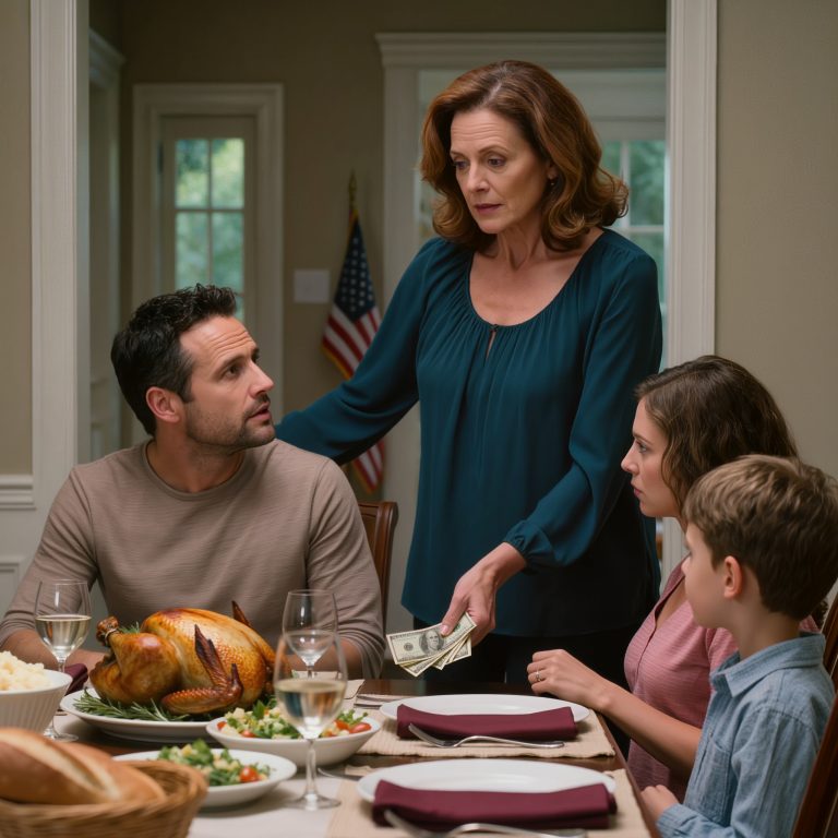 During dinner, my son said: ‘I will live my life, and you will take care of my children. That’s the rule! If you don’t like it, the door is right there.’ I calmly replied: ‘Perfect. I’m leaving. From now on, you can take care of your own expenses.’