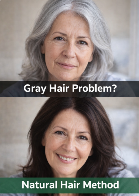 Natural Herbal Recipe That May Help Support Healthy Hair and Reduce the Appearance of Gray Hair