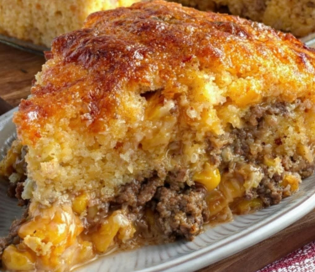 Viral Cornbread Cowboy Casserole (Hearty One-Pan Comfort Dinner)
