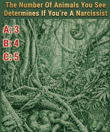 How Many Creatures Can You Spot? This Jungle Optical Illusion Might Reveal Hidden Traits About Narcissism