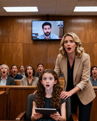 My husband filed for divorce, hoping to gain custody of our daughter—but in court, she shocked the judge by saying, “Your Honor, can I show you something Mom doesn’t know?”