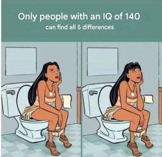 Test: Only a person with an IQ of 140 can find the 5 differences…
